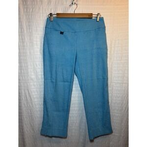 Women's 6 Lisette Montreal Blue Pull On Capri Pant